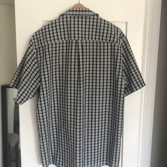 Reclaimed Vintage Black/White plaid button down - Picture 5 of 5